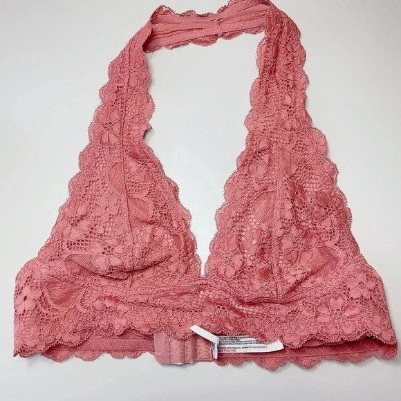 FREE PEOPLE  INTIMATELY LACE HALTER BRALETTE - Picture 3 of 9
